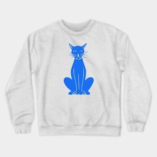 Blue cat Crewneck Sweatshirt